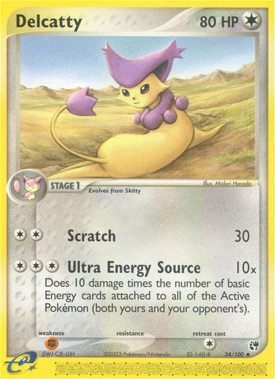 Delcatty (34/100) [EX: Sandstorm] Pokémon
