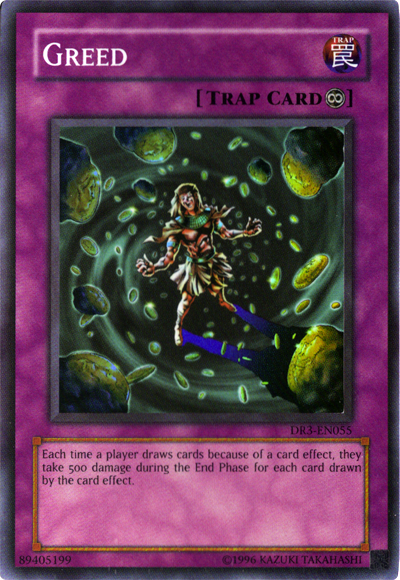 Greed [DR3-EN055] Super Rare Yu-Gi-Oh!