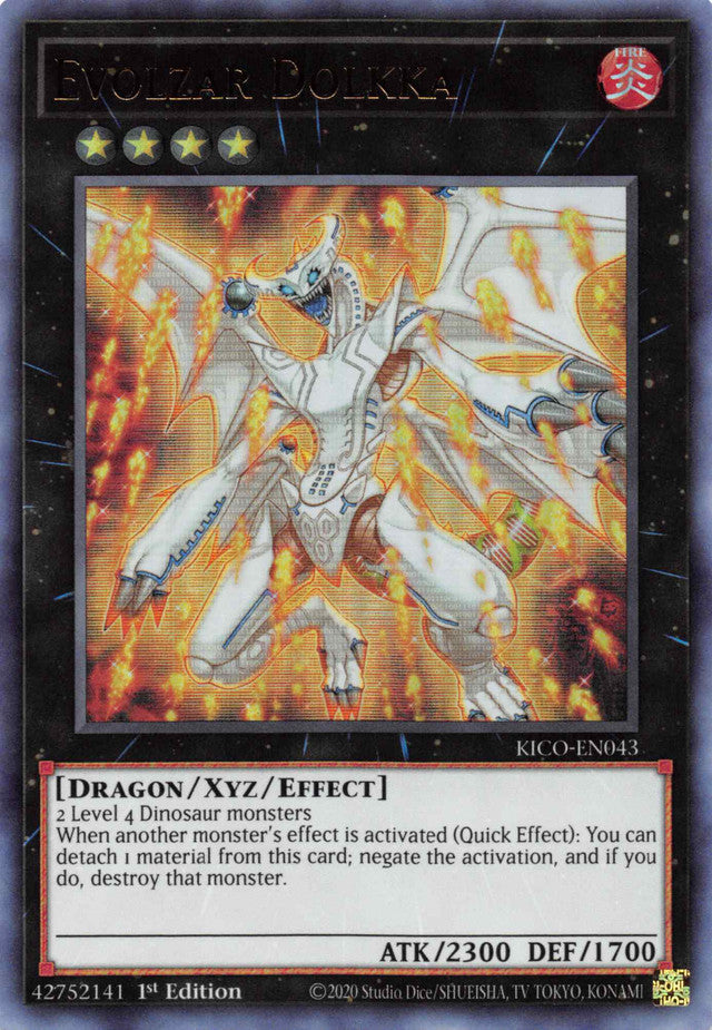 Evolzar Dolkka [KICO-EN043] Ultra Rare Yu-Gi-Oh!