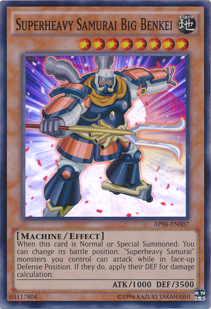 Superheavy Samurai Big Benkei [AP06-EN007] Super Rare Yu-Gi-Oh!