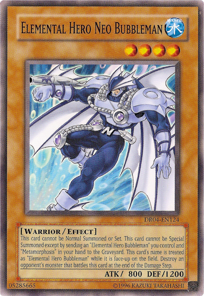 Elemental Hero Neo Bubbleman [DR04-EN124] Common Yu-Gi-Oh!