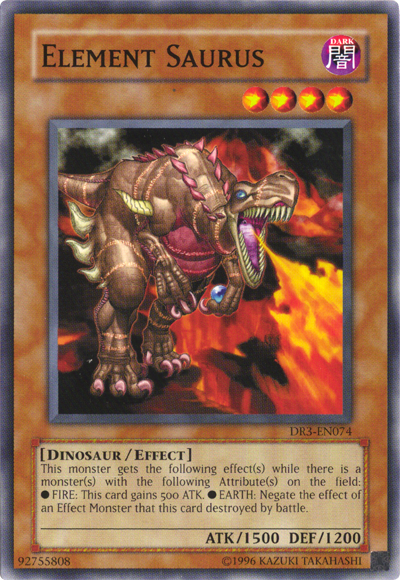 Element Saurus [DR3-EN074] Common Yu-Gi-Oh!
