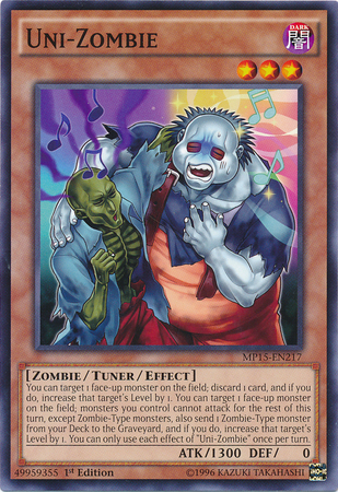 Uni-Zombie [MP15-EN217] Common Yu-Gi-Oh!