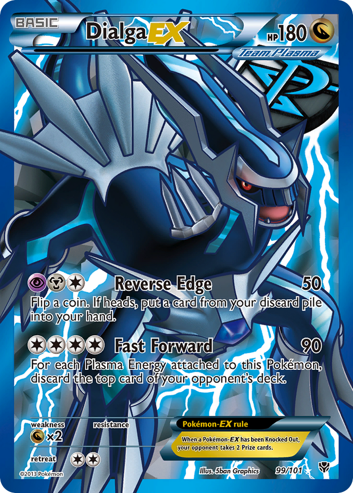 Dialga EX (99/101) [Black & White: Plasma Blast] Pokémon