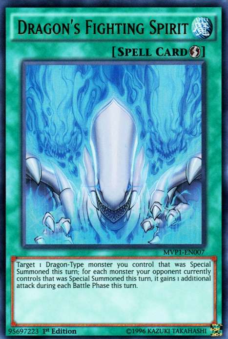 Dragon's Fighting Spirit [MVP1-EN007] Ultra Rare Yu-Gi-Oh!