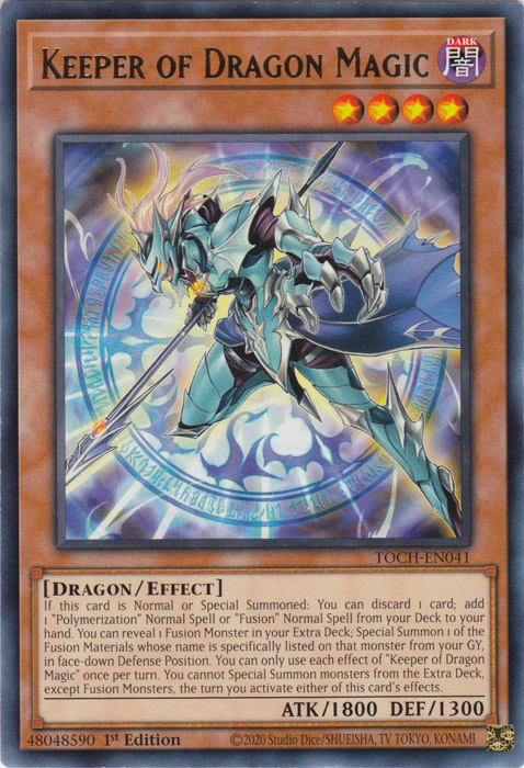 Keeper of Dragon Magic [TOCH-EN041] Rare Yu-Gi-Oh!