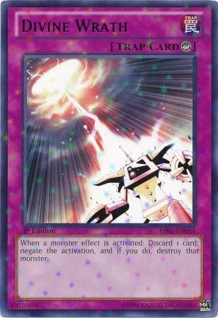 Divine Wrath [BP01-EN054] Starfoil Rare Yu-Gi-Oh!