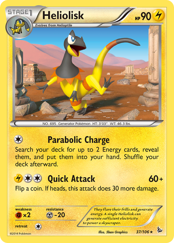 Heliolisk (37/106) [XY: Flashfire] Pokémon