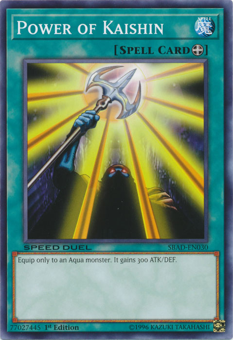 Power of Kaishin [SBAD-EN030] Common Yu-Gi-Oh!