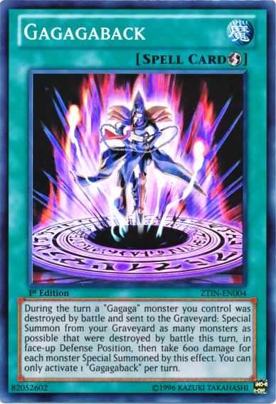 Gagagaback [ZTIN-EN004] Super Rare Yu-Gi-Oh!