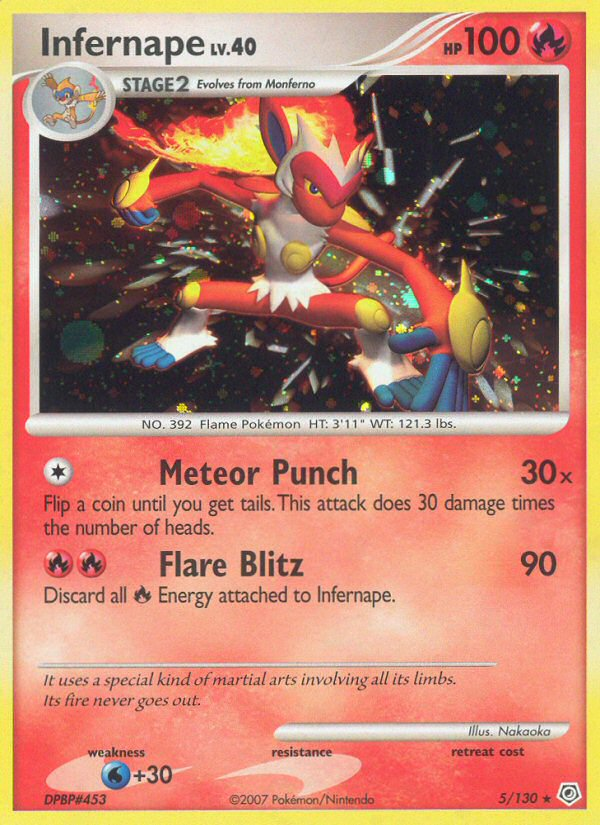 Infernape (5/130) [Diamond & Pearl: Base Set] Pokémon