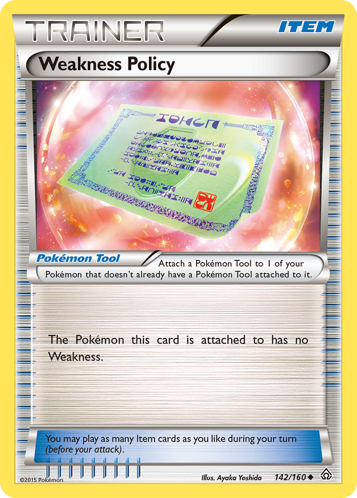 Weakness Policy (142/160) [XY: Primal Clash] Pokémon