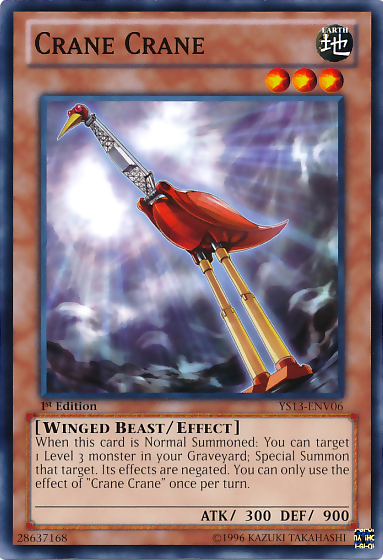 Crane Crane [YS13-ENV06] Common Yu-Gi-Oh!