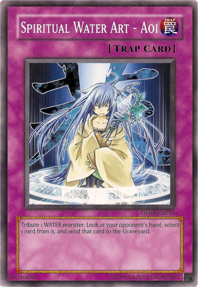 Spiritual Water Art - Aoi [DR04-EN051] Common Yu-Gi-Oh!