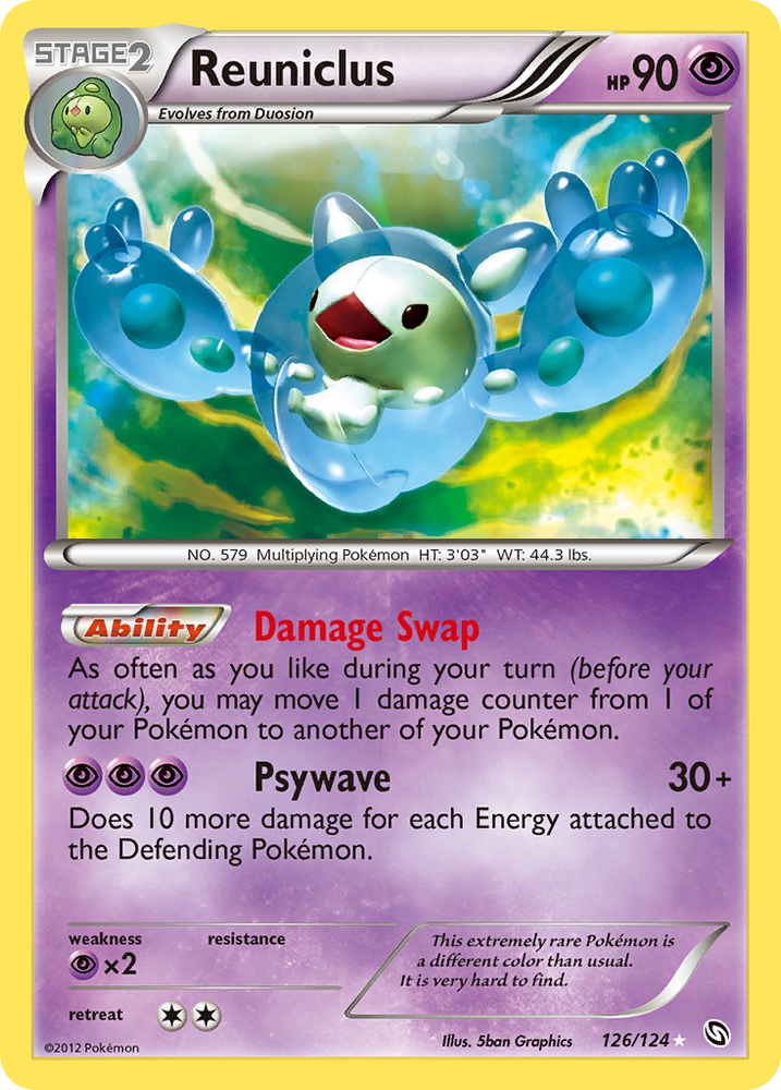 Reuniclus (126/124) [Black & White: Dragons Exalted] Pokémon