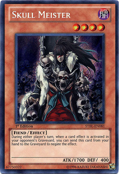 Skull Meister [STBL-EN081] Secret Rare Yu-Gi-Oh!