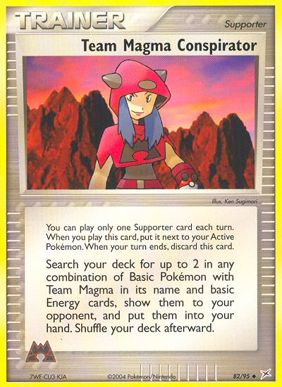 Team Magma Conspirator (82/95) [EX: Team Magma vs Team Aqua] Pokémon