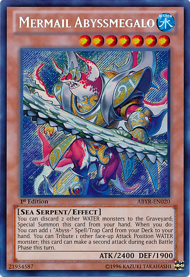 Mermail Abyssmegalo [ABYR-EN020] Secret Rare Yu-Gi-Oh!