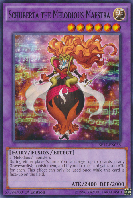 Schuberta the Melodious Maestra [SP17-EN035] Common Yu-Gi-Oh!