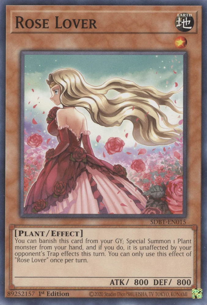 Rose Lover [SDBT-EN015] Common Yu-Gi-Oh!