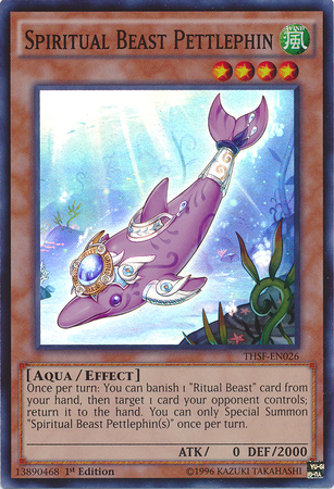 Spiritual Beast Pettlephin [THSF-EN026] Super Rare Yu-Gi-Oh!