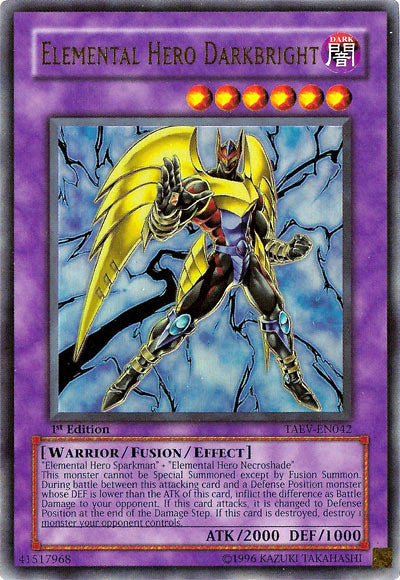 Elemental Hero Darkbright [TAEV-EN042] Ultra Rare Yu-Gi-Oh!