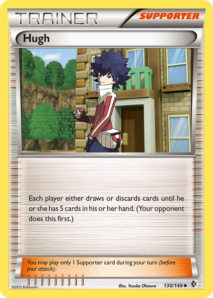 Hugh (130/149) [Black & White: Boundaries Crossed] Pokémon