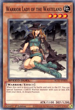 Warrior Lady of the Wasteland [SGX1-ENE05] Common Yu-Gi-Oh!