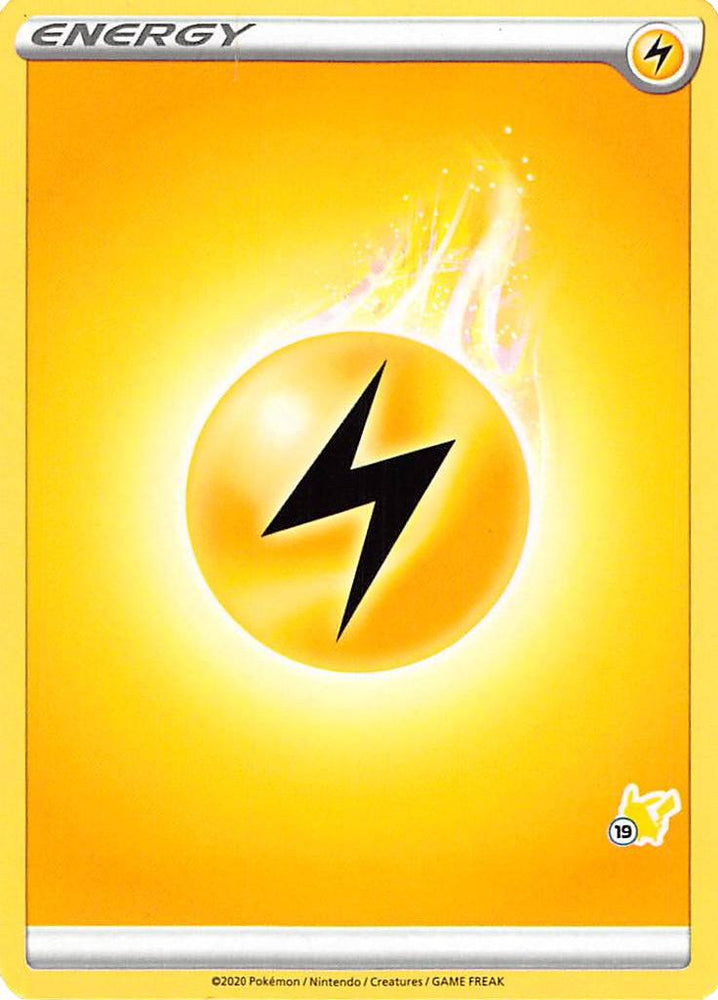 Lightning Energy (Pikachu Stamp #19) [Battle Academy 2022] Pokémon