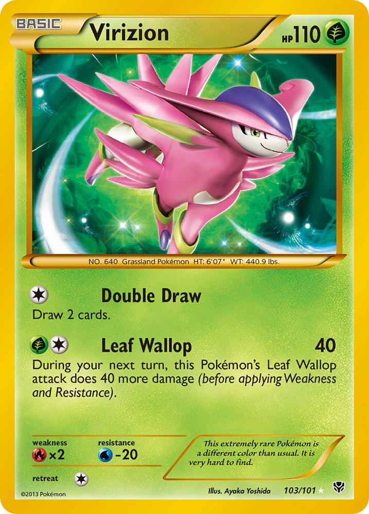 Virizion (103/101) [Black & White: Plasma Blast] Pokémon