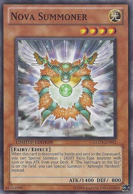 Nova Summoner [GLD3-EN011] Common Yu-Gi-Oh!