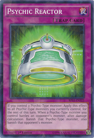 Psychic Reactor [BP03-EN222] Shatterfoil Rare Yu-Gi-Oh!