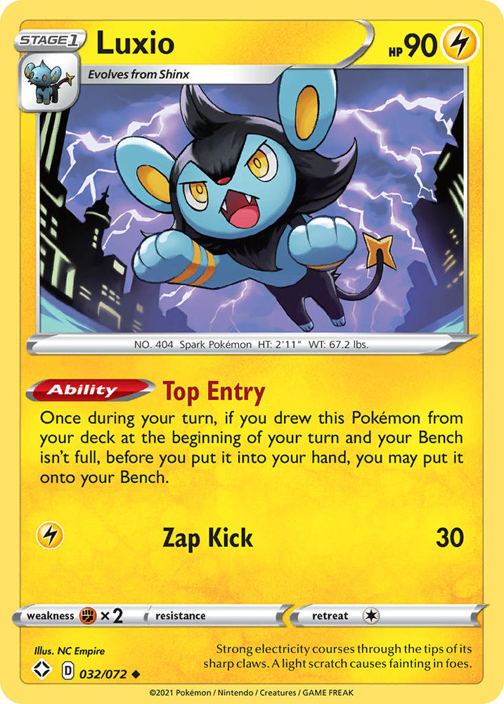 Luxio (032/072) [Sword & Shield: Shining Fates] Pokémon