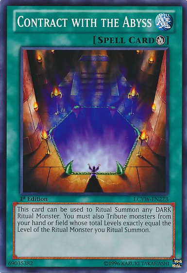 Contract with the Abyss [LCYW-EN273] Common Yu-Gi-Oh!