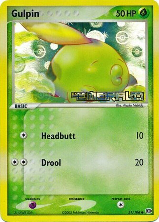 Gulpin (51/106) (Stamped) [EX: Emerald] Pokémon