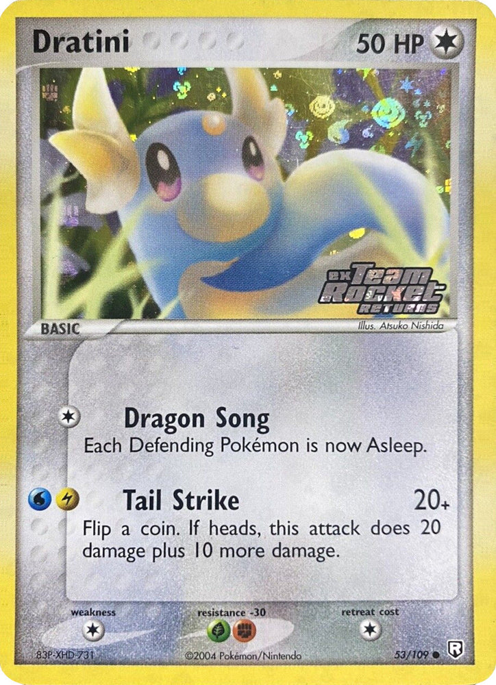 Dratini (53/109) (Stamped) [EX: Team Rocket Returns] Pokémon