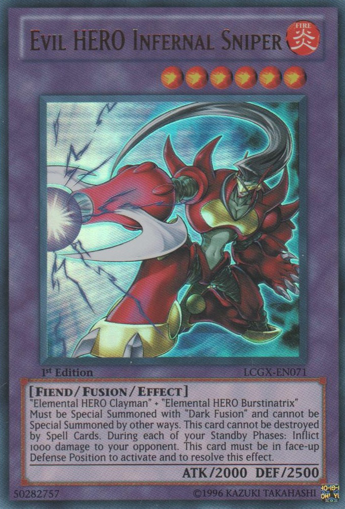 Evil HERO Infernal Sniper [LCGX-EN071] Ultra Rare