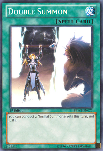 Double Summon [BPW2-EN075] Common Yu-Gi-Oh!