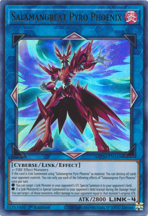 Salamangreat Pyro Phoenix [MP20-EN169] Ultra Rare Yu-Gi-Oh!