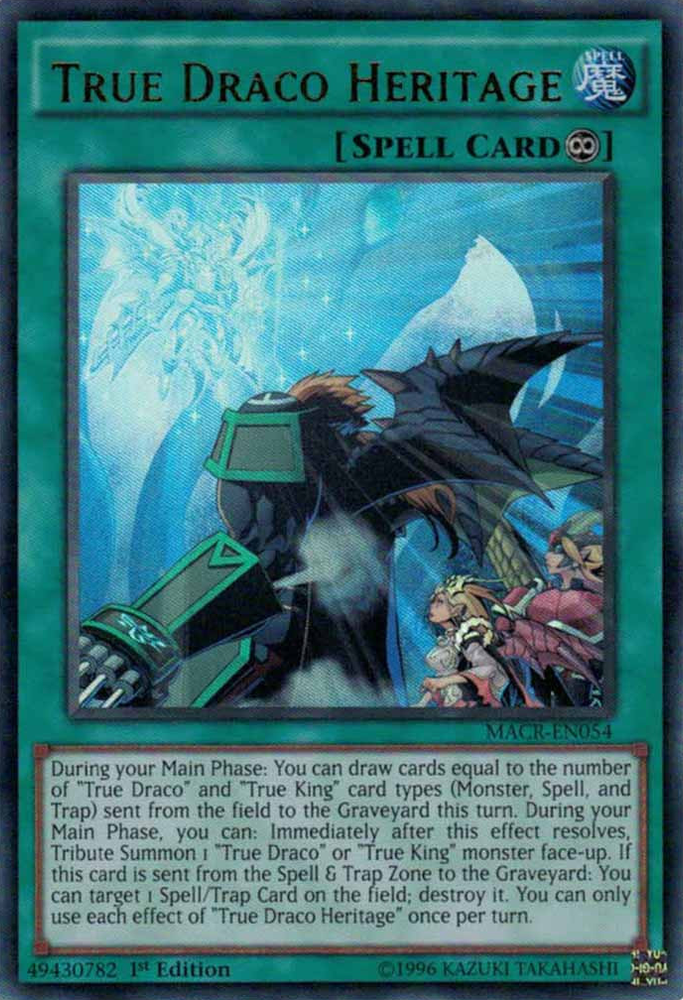 True Draco Heritage [MACR-EN054] Ultra Rare Yu-Gi-Oh!