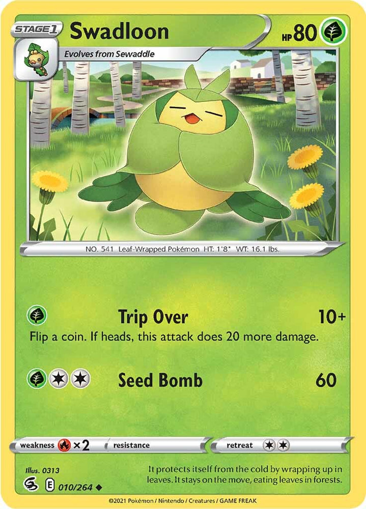 Swadloon (010/264) [Sword & Shield: Fusion Strike] Pokémon