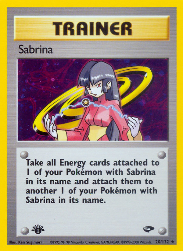 Sabrina (20/132) [Gym Challenge 1st Edition] Pokémon