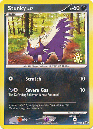 Stunky (102/130) [Countdown Calendar Promos] Pokémon