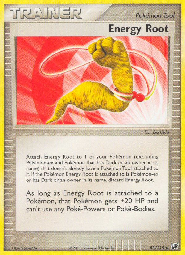 Energy Root (83/115) [EX: Unseen Forces] Pokémon