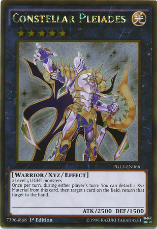 Constellar Pleiades [PGL3-EN066] Gold Rare Yu-Gi-Oh!