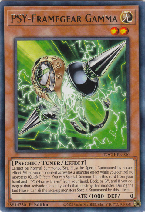 PSY-Framegear Gamma [TOCH-EN036] Rare Yu-Gi-Oh!