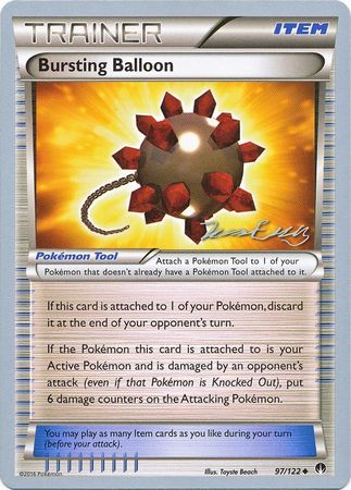 Bursting Balloon (97/122) (Bebe - Jesper Eriksen) [World Championships 2016] Pokémon