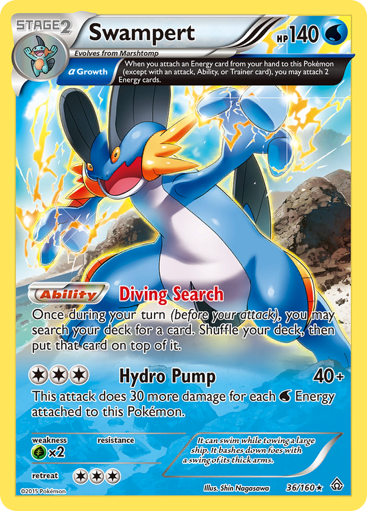 Swampert (36/160) [XY: Primal Clash] Pokémon