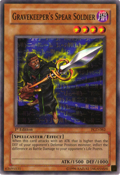 Gravekeeper's Spear Soldier [PGD-062] Common Yu-Gi-Oh!