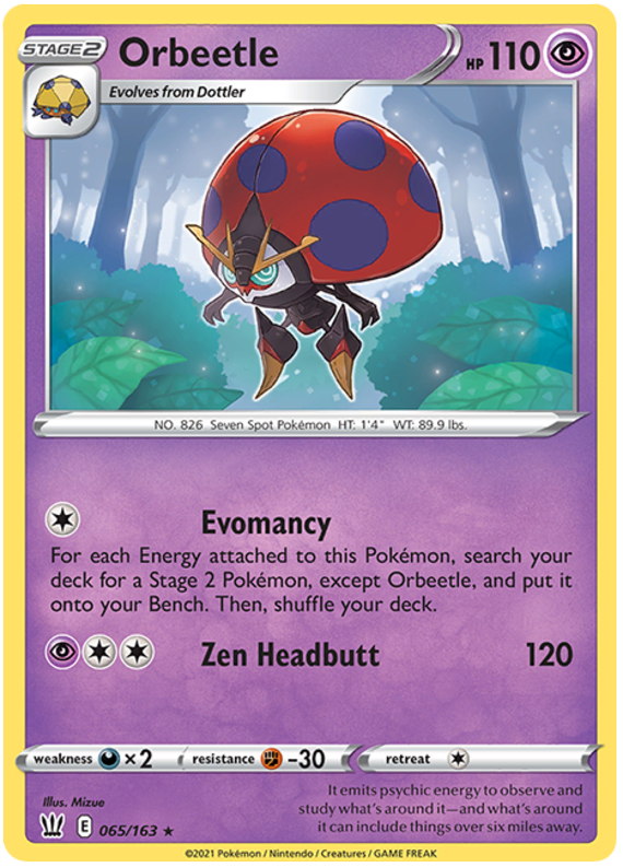 Orbeetle (065/163) [Sword & Shield: Battle Styles] Pokémon